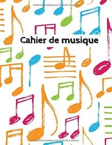 Cahier musique carnet - de, de