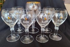 6 Verres A Pieds Bière Leffe + 1 Verre Leffe Royale 
