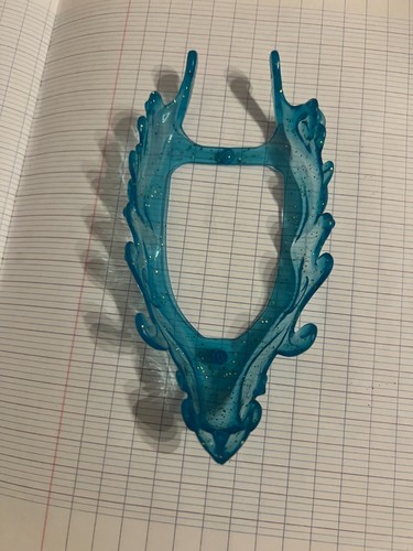 Piece bleu translucide - bleu,