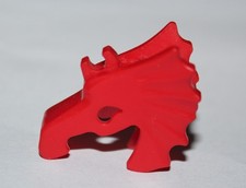 Lego Castle Red Horse Battle Helmet ref 6125 set 6096 6076 7419 6056 6097 6082