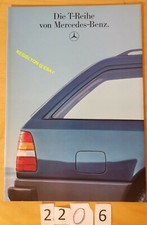 MERCEDES SERIE T W124 S124 200/ 300 Break Prospectus Allemand 40 pages 6/1986