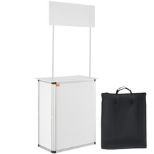 VEVOR Comptoir de Stand Foire Pliable 785x380x1815 mm pour Salons et Expositions