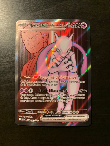 Carte pokémon mewtwo - carte, ex