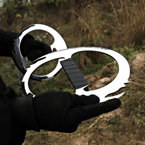 Pair handmade chakrams - handmade,