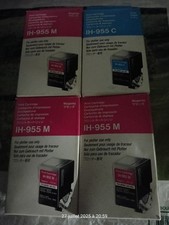 Lot Quatres Cartouches D'origine Oce IH 955 Pour Traceurs Oce / Canon