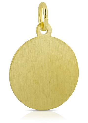 Plaque gravure jaune 585 - or,