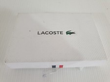 Porte carte Lacoste argenté, neuf 11x8cm