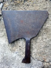 Gros Hachoir De Boucher Ancien