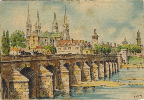 Carte postale moulins pont - carte, postale-moulins.pont