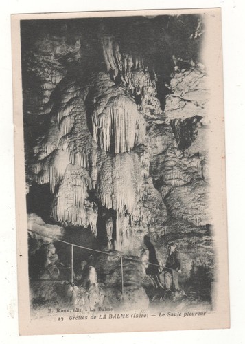 Cpa grottes la balme - 38, de