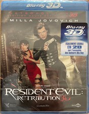 RESIDENT EVIL  RETRIBUTION 3D   BLU-RAY 3D + 2D    NEUF SOUS BLISTER