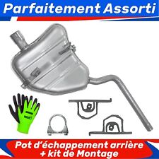 Pot d’échappement arrière