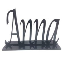 Supports De Nom Personnalisés En Acrylique Solide Couleurs