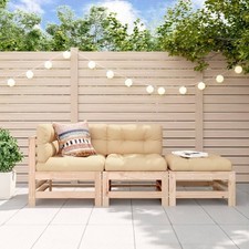 Salon jardin avec coussins - salon,