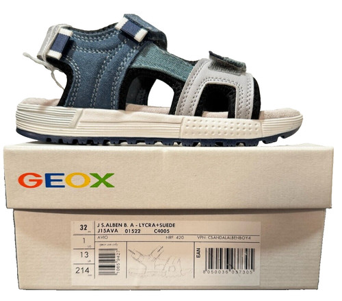 Geox alben sandal blue - geox,