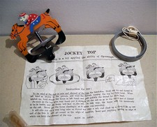 Gyroscope Rare Cavalier  funambule en métal