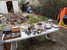 Lot de 40 Kg de Métal Argenté Ancien