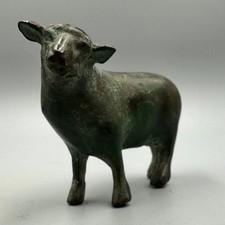 Magnifique figurine unique ancienne en bronze romain animal mouton
