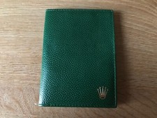 Porte-Cartes ROLEX - Cuir Vert