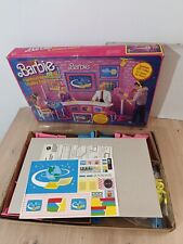 Set barbie vintage barbie plateau TV