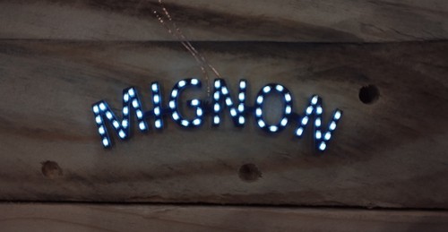 Enseigne lumineuse mignon - enseigne,