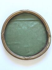 Ancien cadre rond en bois
