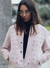 Zara Veste Daim Clouté Taille
