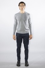 Pull en laine mérinos gris