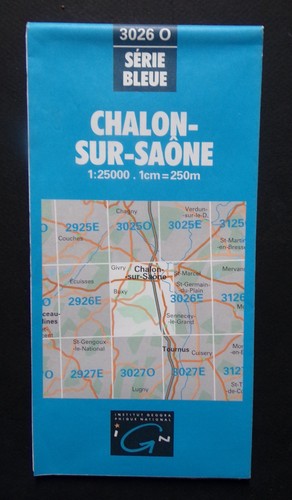Carte ign série bleue - §,