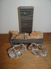 Beaux Salerons en Cristal de