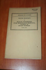 ww2 Manuel d'entretien fusil