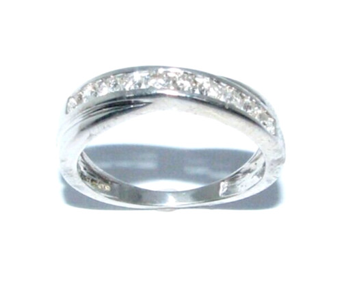 Bague éternité blanc 9 - bague,