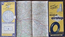 Old Map - Carte MICHELIN n° 79-BORDEAUX-MONTAUBAN- Dommages de guerre - 1955 WW2