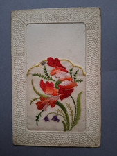 CARTE POSTALE BRODÉE A POCHETTE - SANS SON TISSU