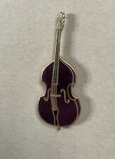 Pin's musique Contrebasse émail cloisonné
