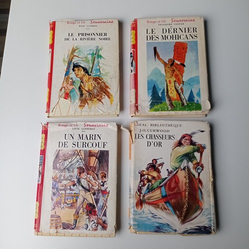 Lot livres 3 rouge et - de,