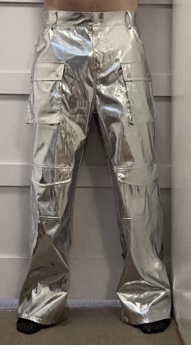 Nwt pvc vinyl fetish - vinyl, silver