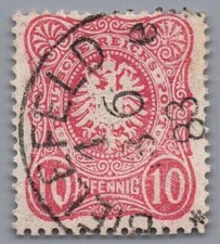 Dt. Reich Michel numéro 41ab IV oblitéré testé