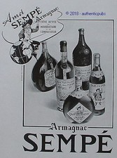 PUBLICITE SEMPE VIEIL ARMAGNAC