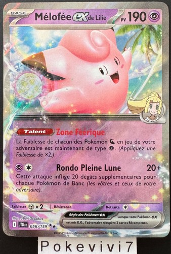 Carte pokemon melofee 056 159 - carte, 056/159