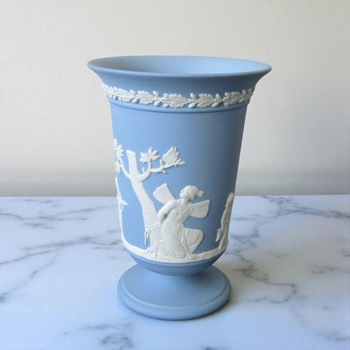 Wedgwood jasperware vase - jasperware.,