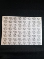 Planche De 64 anciens Bons