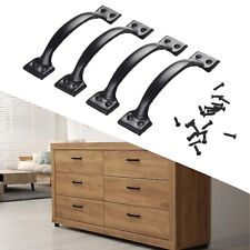 Poignées de porte de grange noires déco meuble mode 138*30*33mm utile