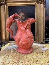 Gerbing Ferdinand Pichet De Chasse Au Lévrier Céramique Rouge Gibier