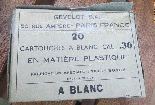Boite vide cartouche de - boite,