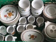 SERVICE sous TASSE à CAFE assiette POT SOUPE pichet PORCELAINE suisse LANGENTHAL