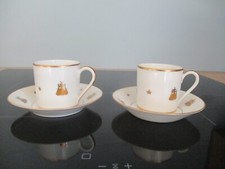 2 Tasses Litron et sous tasses