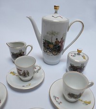 service à café années 70's vintage 1970 en porcelaine hartporzellan germany