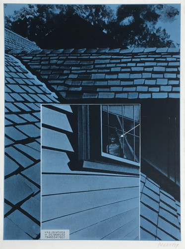 Jacques monory sérigraphie - monory,