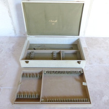 CHRISTOFLE Coffret Argentier écrin vide pour ménagère de 62  pièces  .